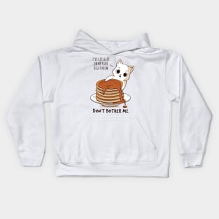 Cat Pancakes Kids Hoodie